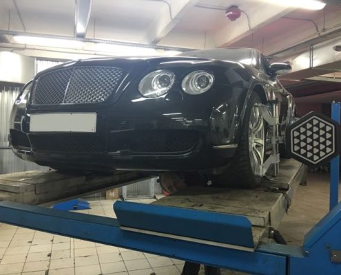 Развал схождение Bentley Continental